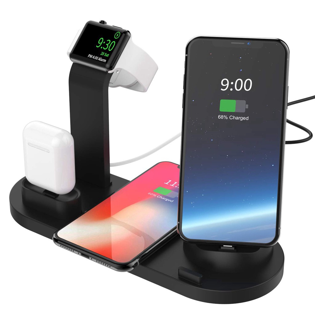 Original Wireless Charger 4 in 1 Wireless Charging Dock Compa