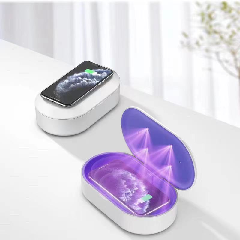 Utraviolet disinfection container + wireless charger